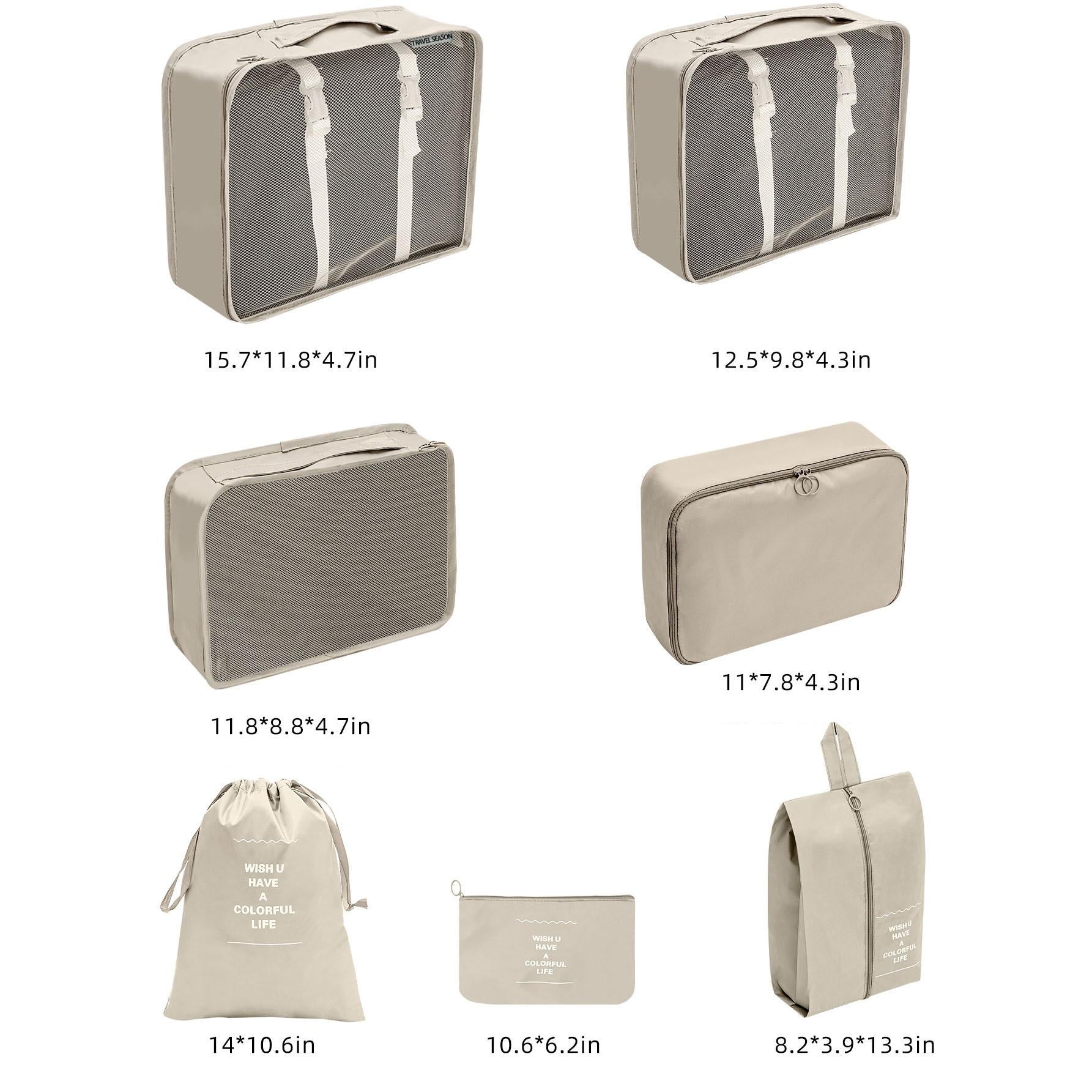 Multifunctional Travel Storage Pouches, Organizer Bags for Clothes, Shoes, Toiletries & Electronics