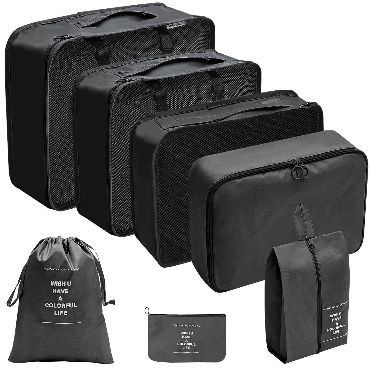 Multifunctional Travel Storage Pouches, Organizer Bags for Clothes, Shoes, Toiletries & Electronics